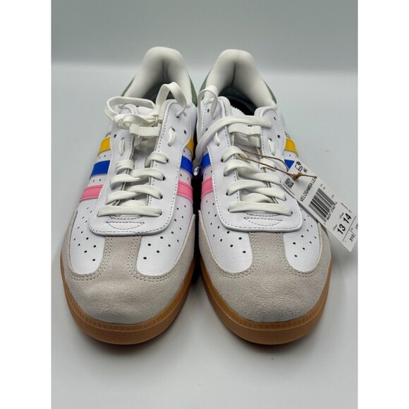 ADIDAS Velosamba Leather Cycling Shoes Blue Bliss Pink Men\'s 13 BRAND NEW! main image 9